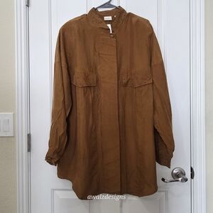 VTG 80's Elegant Copper Women's Blouse‎